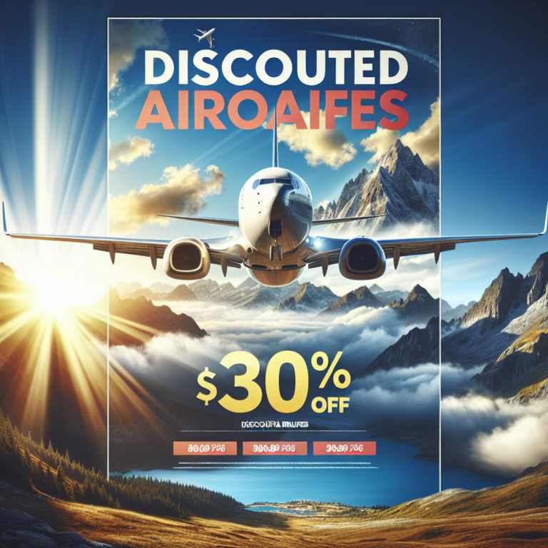 Score Unbeatable Discount Airfares Today!